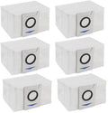 Dust Bags Spare Part for Ecovacs Deebot X1 X1 Plus T10 T10 Plus Robot Vacuum Cleaner Replacement Dust Garbage Bag Accessories (6 Pcs).