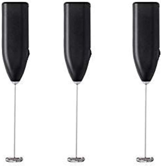 Frother Milk Electric Black (3 Pack).