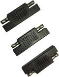SAE Polarity Reverse Adapter Connectors for SAE to SAE Quick Disconnect Extension Cable, Solar Panel Battery Power Charger and Maintainer-3Pack.