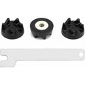 3 pcs Couplings 9704230 Compatible with KitchenAid KSB52/KSB5/5KSB52/5KSB5, KitchenAid Spare Parts with Removal Tool.