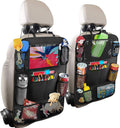 2-PACK Universal car back seat mobile/tablet multiple holders Black Black Black.