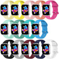 Soft Silicone Sports Bands Compatible with Apple Watch 40mm 38mm 41mm Series 7/6/5/4 Women Men