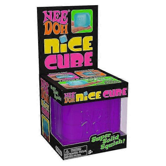Schylling Nice Cube NeeDoh Stress Ball Sensory Toy for Anxiety and Stress Relief Compatible with Mbappe Superior Max No 9 Size 110-120 cm.