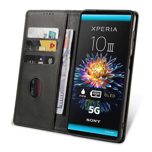 Compatible with Sony Xperia 10 III 5G Mobile Case - Perfect Black-max Black.