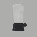 Herb Keeper | Extends freshness up to 3 weeks | Hydroponic Herb/Cilantro Preservation Jar - Kitchen Herb Vase with Drainage Valve(Black)