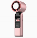 Portable Fan Handheld Mini Turbo Fan Battery ï¼ High Speed Powerful Ice Cooling 5 Speed Adjustable Rechargeable Personal Fans for Beach Camping Travel Working ï¼Cherry Blossom Pinkï¼.