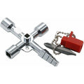 Universal Electrical Cabinet Key Triangle Key Square Key For Train Electrical Cabinet Elevator Multifunctional Hand Tool.