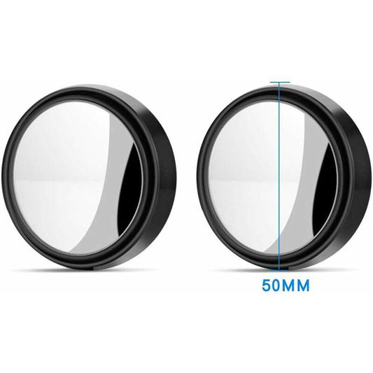 2 pcs 360° ROtation Blind Spot Mirrors, Hd Wide Angle Rear View Mirrors With 3M Self-Adhesive Blind Spot Mirror.