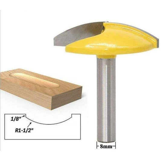 Curved And Horizontal ROuter Bit With 8Mm Shank Carbide Molding Cutter - Professional Wood Cutting Toolsï¼44.2Mmï¼.