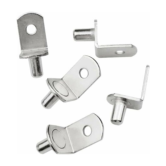 25 Pieces Shelf Support Pegs Metal Shelf Support Pin Shelf Pegs L Shape Bracket For Wood Or Glass Cabinet Cupboard