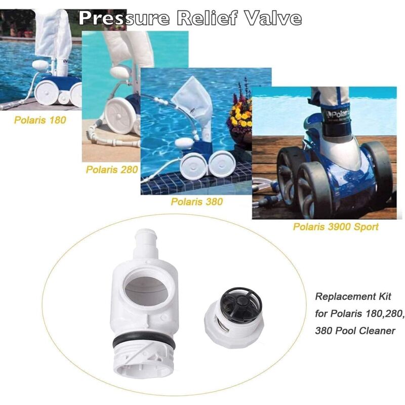 D29 Uwf Quick Disconnect Adapter And Pressure Control Valve 9-100-9002 Compatible With Polaris 180280380 Automatic Pool