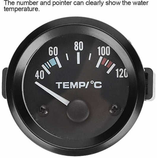 Car Water Temperature Gauge Car Water Temperature Gauge Meter Water Temp Meter 2Inch 52Mm