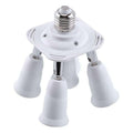 5 In 1 E27 Socket Splitter Adapter Socket Splitter Adapter Socket Converter Holder For E27 LED Bulbs.