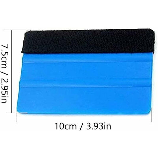 2 pcs Plastic Squeegee For Car Sticker Soft Vinyl Film Tinting Tool Soft Felt Scraper (2 pcs).