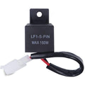 Motorcycle LED Flash Relay 12V 2 Pin Lf1-S-Pin Max 150W 12 Volt Center Light Car Relay.