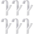 Towel Radiator 6 Pieces, Towel Hook For Radiator, Towel Dryer Hook, White Plastic
