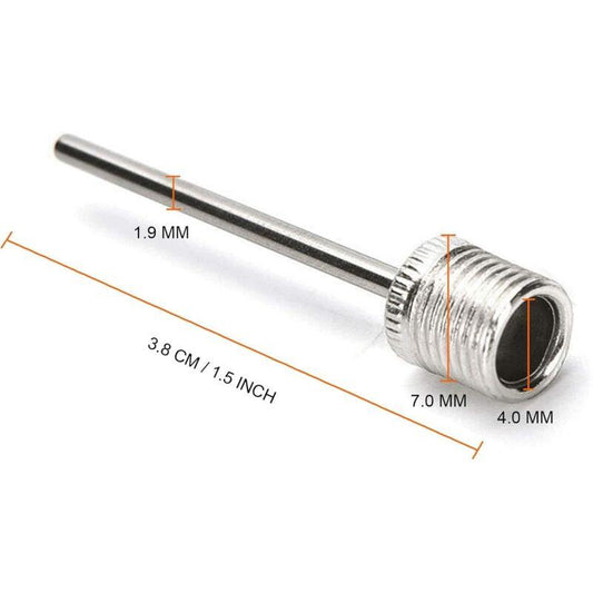 Ball Pump Inflation Needle (3 Pack) - Stainless Steel Air Pump Needles - Ideal For Inflating All Sports Balls.