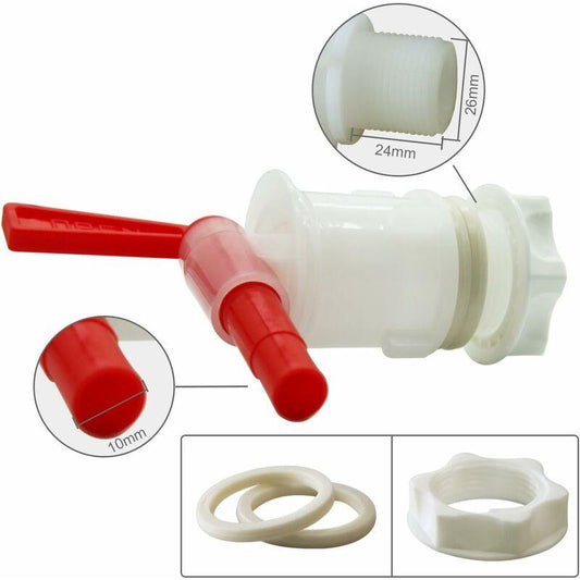 4 Pack Plastic Spigots For Craft Beer Bottling Bucket.