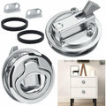 2 pcs Zinc Alloy Flush Hatch Latch Boat Hatch Latch Boat Pull Latch Flush Hatch Latch Lock For Furniture, Drawers,.