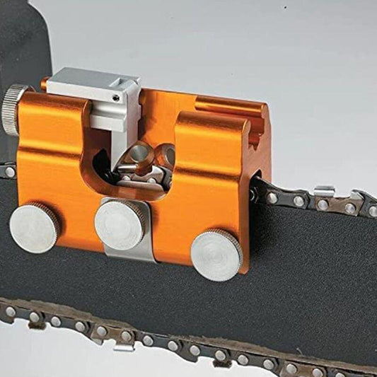 Chainsaw Chain Sharpening Jig, Teeth Sharpener Chainsaw Sharpening Kit Aluminum Alloy Chainsaw Sharpening Set.