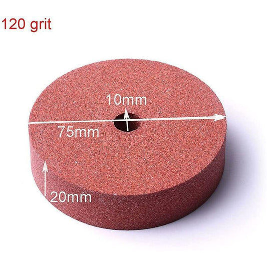 75Mm 1Pc Diameter Grit 120 Polishing Stone Grinding Wheel For Bench Grinders.