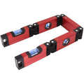 Foldable Level, 5-Section Multi-Angle Magnetic Level Tool With 4 Leveling Bubbles 45° 90° 180° Multifunction.