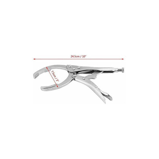 10Inch Oil Filter Pliers, Adjustable Car Oil Filter Wrench Removal Tool.