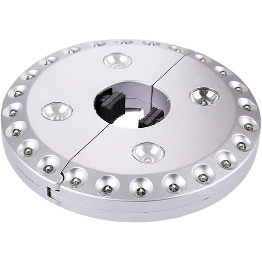 Camping Lights, LED Cordless Patio Umbrella Lights 3 Levels Dimmer Cordless Slide Light With 28 Super Bright LEDs For.