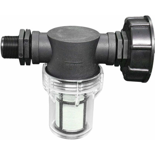1000L Tank Connector Tap, Garden Hose Joint For Rainwater Collectors With Filter Function, S60X6 Ibc Water Tank Adapter