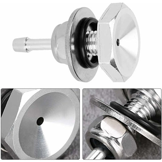 Turbocharger Boost Gauge Mounting Kit, Universal Car Turbocharger Silicone Boost Hose Pipe Nipple Turbo Vacuum Gauge