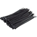 Pack Of 100 Cable Ties, Black, 200 X 4.8 Mm.