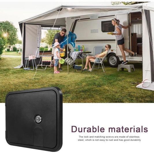 Rv Cable Hatch, Replacement Parts Rv Access Panel Accessories Waterproof - Lock For Converting A Camper Trailer,.