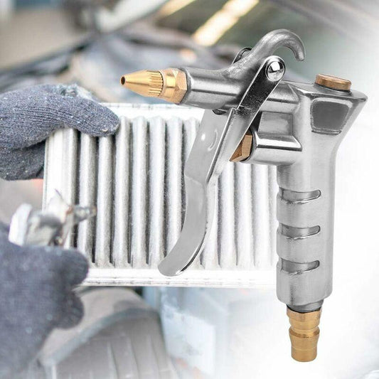 Powerful Aluminum Alloy Blow Dust Gun Air Blower With 1 Nozzle Blowing Duster Cleaning Air Pump Air Compressor Tool.