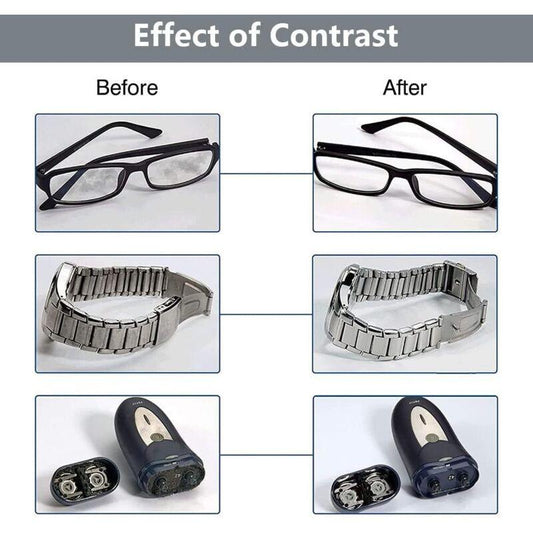 Ultrasonic Cleaner 350Ml Glasses Cleaner Ultrasonic Bath For Glasses Jewelry Watches Rings Necklaces Razors Dentures.