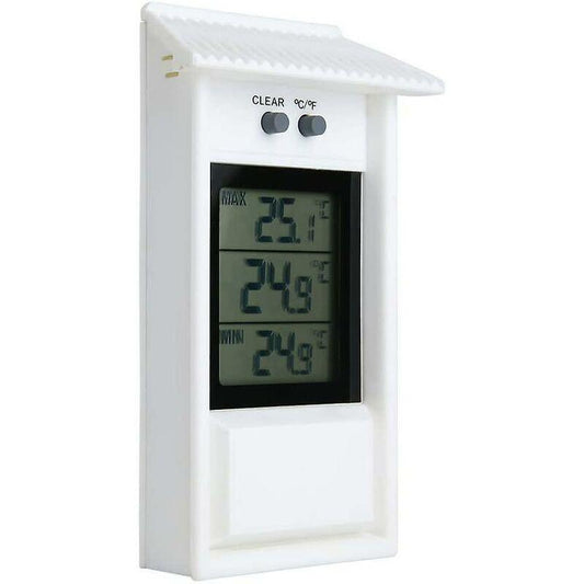 Weatherproof Digital Thermometer, Classic Design, Accurate Measurement For Indoor Or Outdoor, Suitable For Garden,.