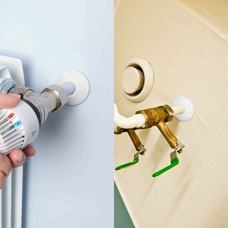 Plastic Radiator Garland, Tianhe 30 pcs Radiator Garland Pipe Cover Hot And Cold Water Gas Pipe Plastic Heating Pipe