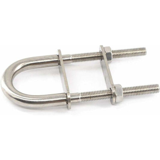 M6X90 304 Stainless Steel U Bolt (2 pcs).