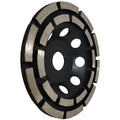 Diamond Grinding And Sanding Disc, 125Mm X 22.23Mm Double ROw Diamond Abrasive Wheel, For Grinding Screed, Concrete.