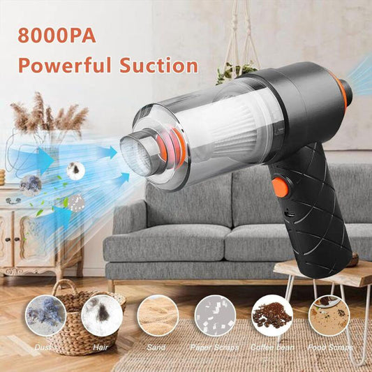 Cordless Handheld Vacuum Cleaner, 8000Pa Car Vacuum Cleaner, 2 In 1 Mini Handheld Vacuum Cleaner Car Vacuum Cleaner For.