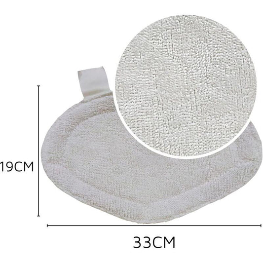 Reusable Microfiber Replacement Pads Compatible With Polti Vaporetto Washable Steam Cleaner Refill Pads (6 Pack).