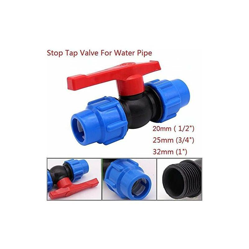 Plastic Ball Valve For 32Mm Compression Pipe.