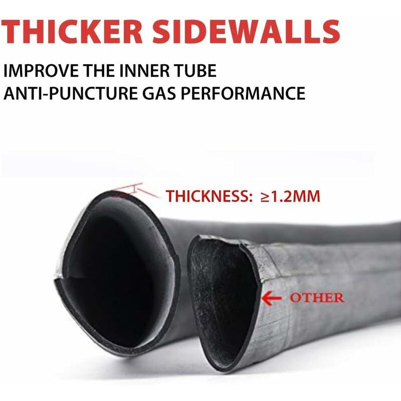2 pcs 4.10/3.50-4 Inch Inner Tube Tire For Hand Truck, Trolley, Hand Cart, Garden Cart, Lawn Mower, Replacement Tube