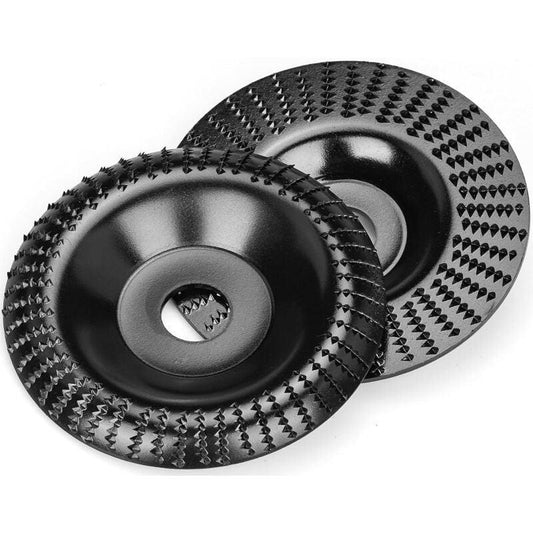 2 Pieces Wood Discs For Angle Grinder à 125 Mm X 22.2 Mm, Fast Cutting Wood Grinder And Sanding Discs For Angle.