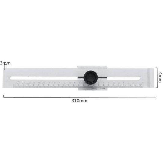0-200Mm/0-250Mm Screw Cutting Marking Gauge For Woodworking Carbon Steel Measurement 0.1Mm Calibration Tool (250Mm).