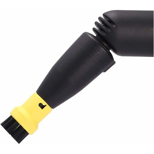 Brass Wire ROund Brush Set For Karcher Sc1 Sc2 Ctk10 Ctk20Sc3 Sc4 Sc5 Steam Cleaner (2 Black, 2 Yellow).