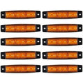 Truck Side Marker Lights 10 pcs LED Side Marker Lights Side Marker Lights Dc 12V LED Side Marker Lights Lamp Truck.