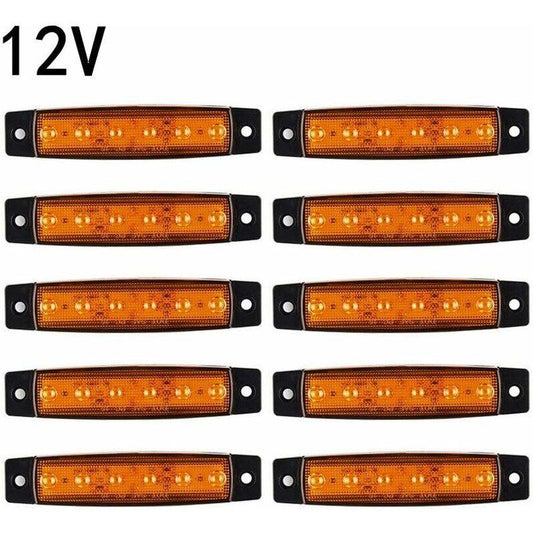 Truck Side Marker Lights 10 pcs LED Side Marker Lights Side Marker Lights Dc 12V LED Side Marker Lights Lamp Truck.