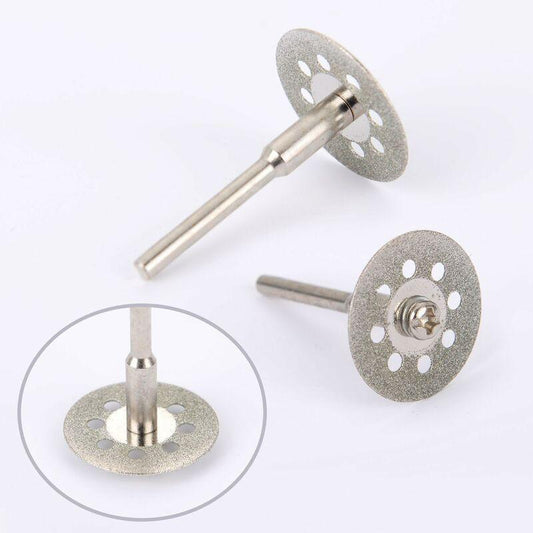 12 Pack 22Mm Mini Perforated Diamond Cutting Discs, Cutting Wheels, Shanks Ann Arbor.
