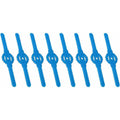 8 pcs Plastic Trimmer Replacement Blades For Grass Trimmer Plastic Lawn Mower Blades, Grass Trimmer Brush Cutter Grass.