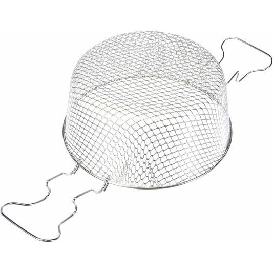 Basket With Handles, Orange, 22 X 22 X 7.5 Cm.